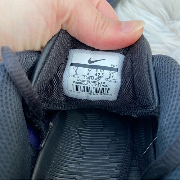 KOBE MAMBA RAGE COURT CITY EDITION SNEAKERS PURPLE YELLOW BLACK 9 - Picture 3 of 10